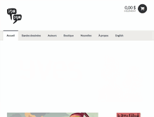 Tablet Screenshot of editionspowpow.com
